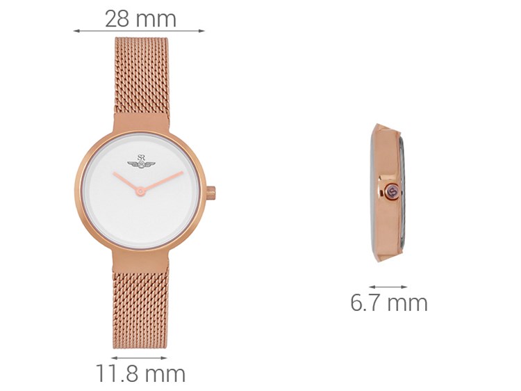 Đồng hồ SRWATCH 28 mm Nữ SL5521.1302 Màu Vàng Hồng