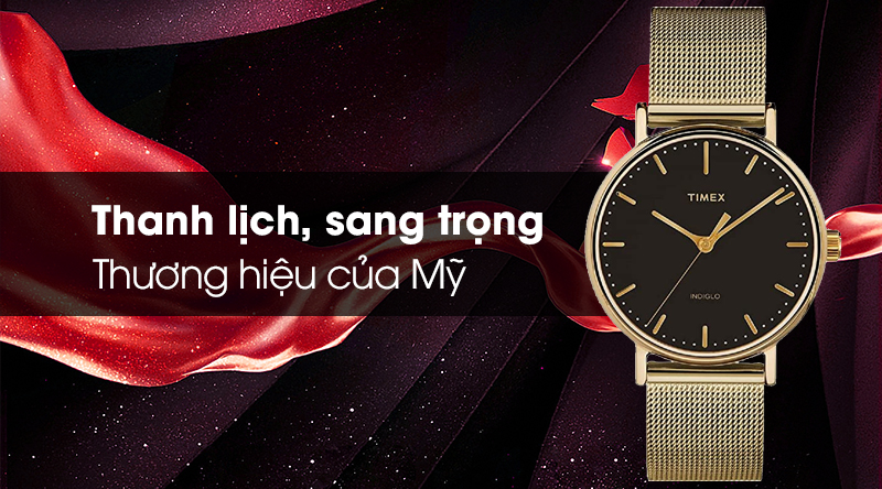 Đồng hồ Unisex Timex TW2T36900 với thiết kế thanh lịch, sang trọng Đồng hồ Unisex Timex TW2T36900 với thiết kế thanh lịch, sang trọng