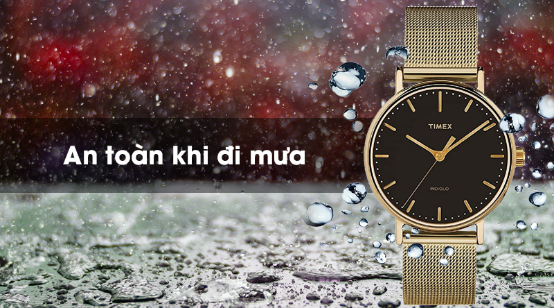 Đồng hồ Unisex Timex TW2T36900 có độ chống nước 3 ATM Đồng hồ Unisex Timex TW2T36900 có độ chống nước 3 ATM
