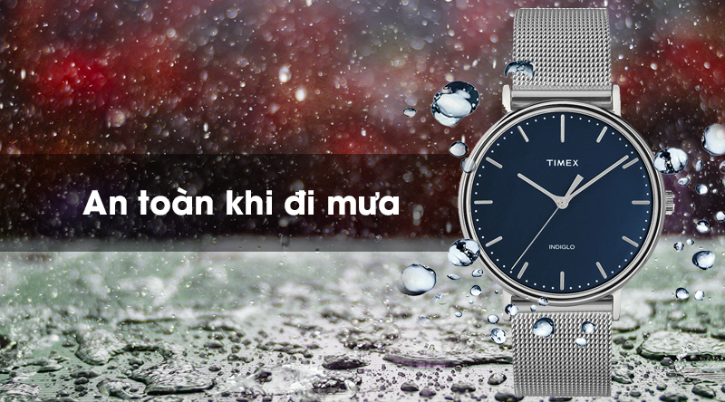 Đồng hồ Unisex Timex TW2T37000 có độ chống nước 3 ATM Đồng hồ Unisex Timex TW2T37000 có độ chống nước 3 ATM