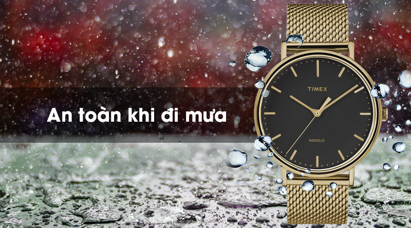 Đồng hồ Unisex Timex TW2T37300 có độ chống nước 3 ATM