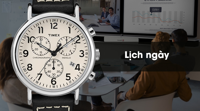 Đồng hồ nam Timex TW2R42800 có mặt lịch ngày hữu ích Đồng hồ nam Timex TW2R42800 có mặt lịch ngày hữu ích