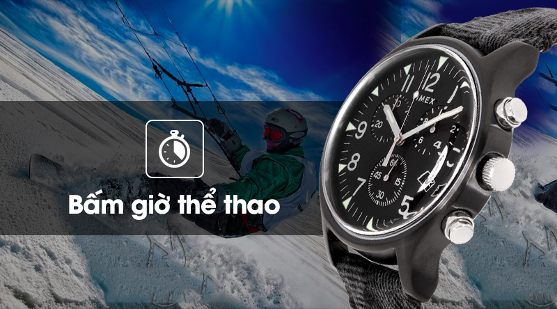 Đồng hồ nam Timex TW2R68700 trang bị thêm tính năng bấm giờ thể thao hữu ích Đồng hồ nam Timex TW2R68700 trang bị thêm tính năng bấm giờ thể thao hữu ích