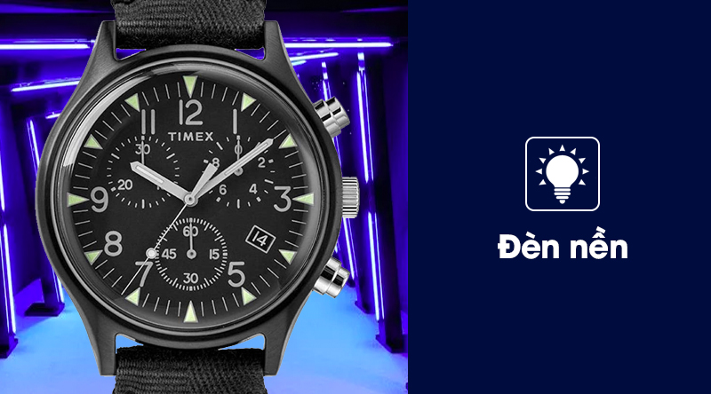 Đồng hồ nam Timex TW2R68700 có đèn nền sáng rõ giúp xem giờ trong bóng tối Đồng hồ nam Timex TW2R68700 có đèn nền sáng rõ giúp xem giờ trong bóng tối