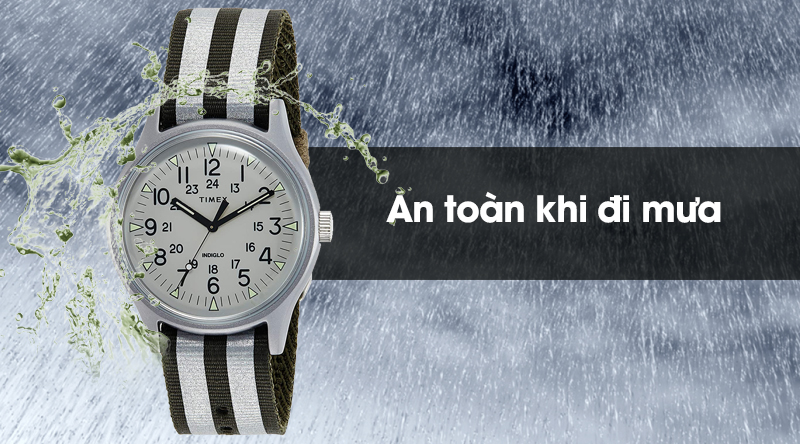 Đồng hồ nam Timex TW2R80900 đeo được khi đi mưa, rửa tay