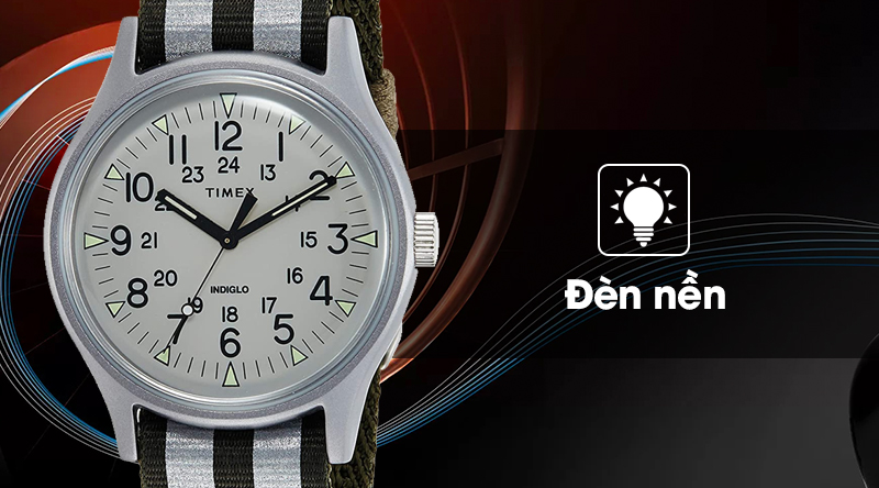 Đồng hồ nam Timex TW2R80900 trang bị đèn nền sáng rõ giúp xem giờ trong bóng tối