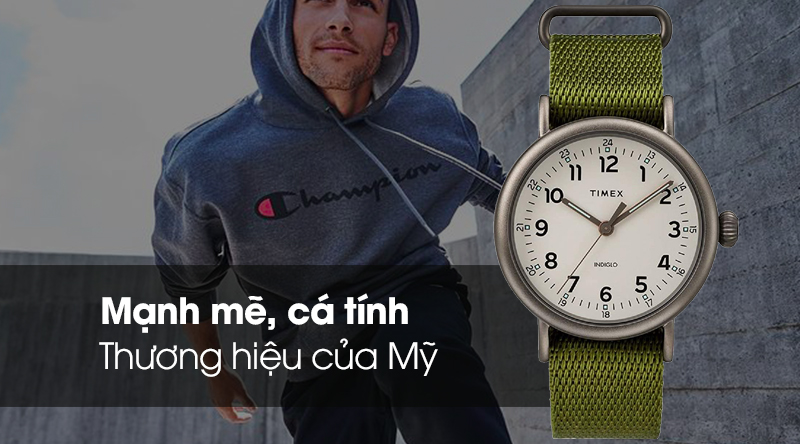Đồng hồ nam Timex TW2T20300 với thiết kế cá tính, trẻ trung