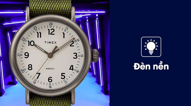 Đồng hồ nam Timex TW2T20300 trang bị đèn nền sáng rõ, không gây lóa mắt