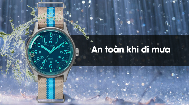 Đồng hồ nam Timex TW2T25300 có độ chống nước 3 ATM