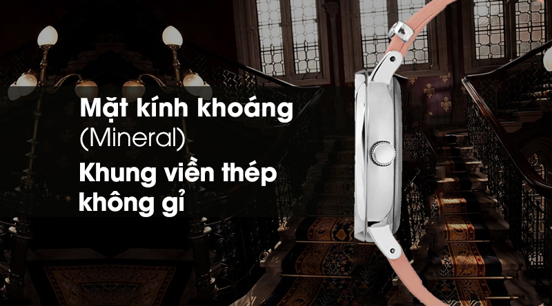 Đồng hồ nữ Timex TW2R70400 có lớp vỏ ngoài bền chắc