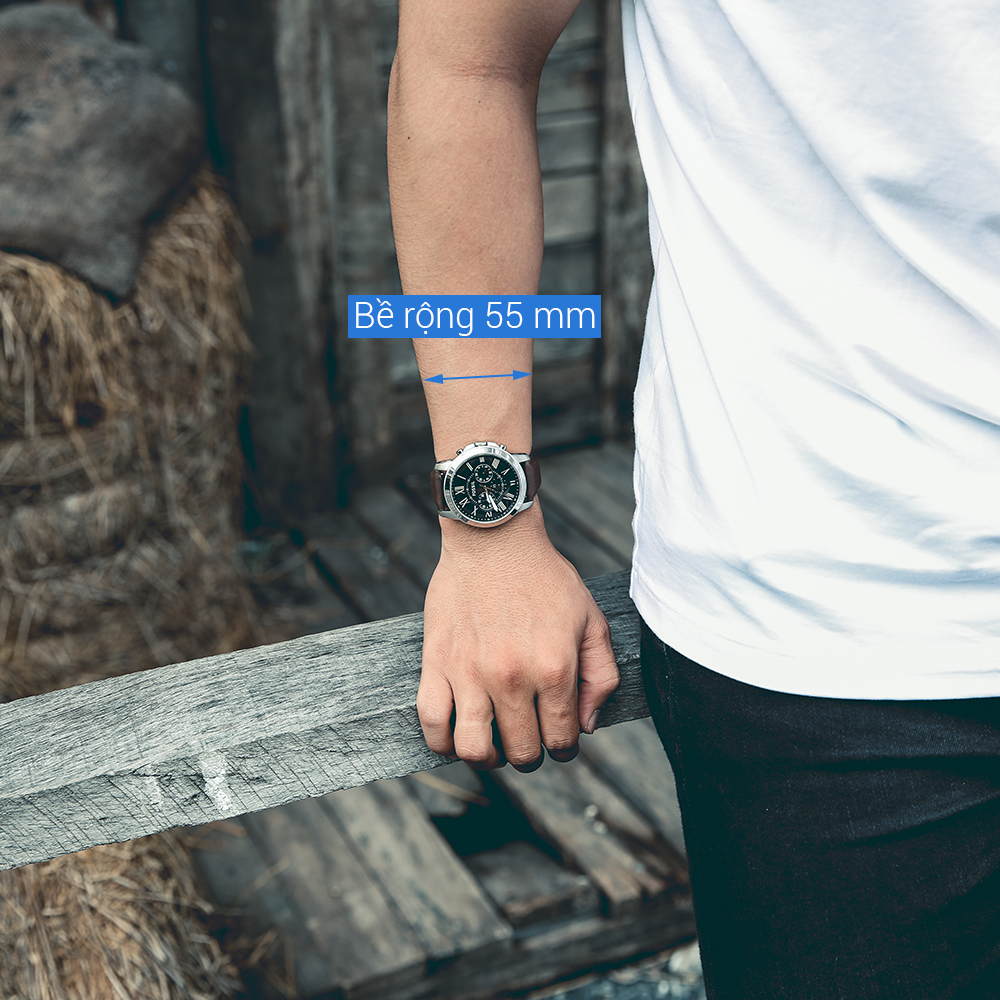 Đồng hồ FOSSIL Carlie 43.5 mm Nam FS4813IE