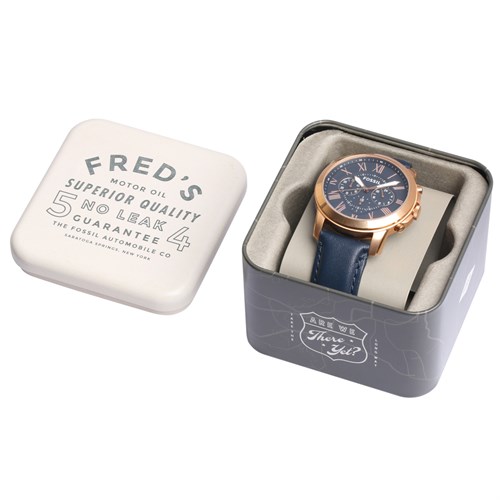 Đồng hồ FOSSIL 44 mm Nam FS4835IE Màu Xanh Dương