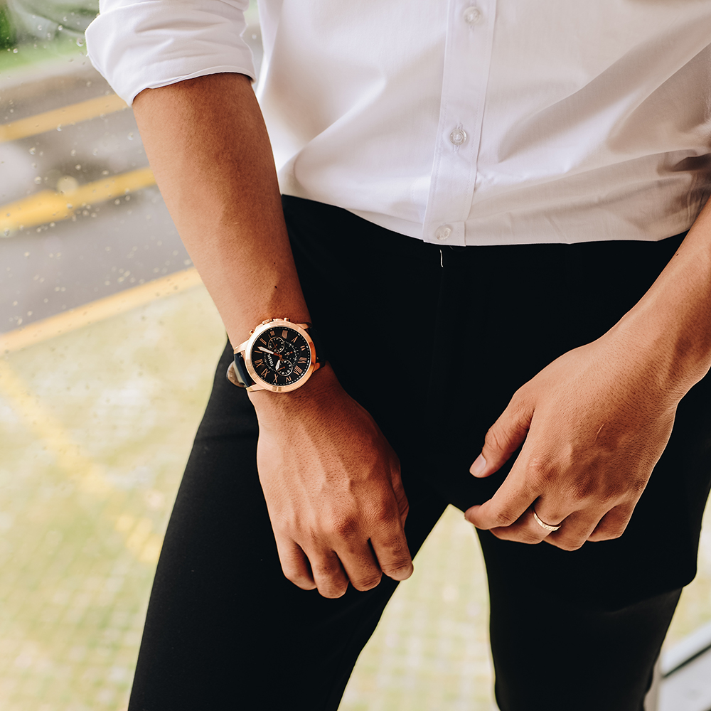 Đồng hồ FOSSIL 44 mm Nam FS4835IE