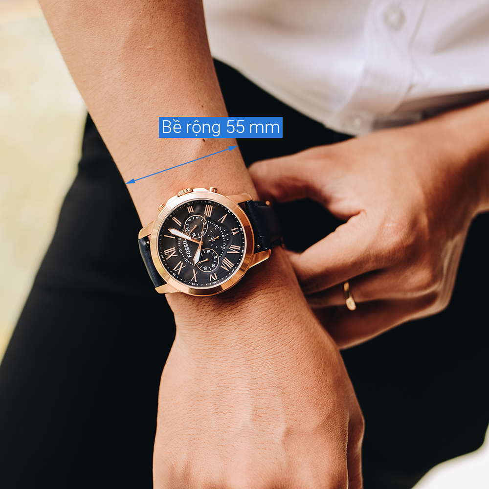 Đồng hồ FOSSIL 44 mm Nam FS4835IE