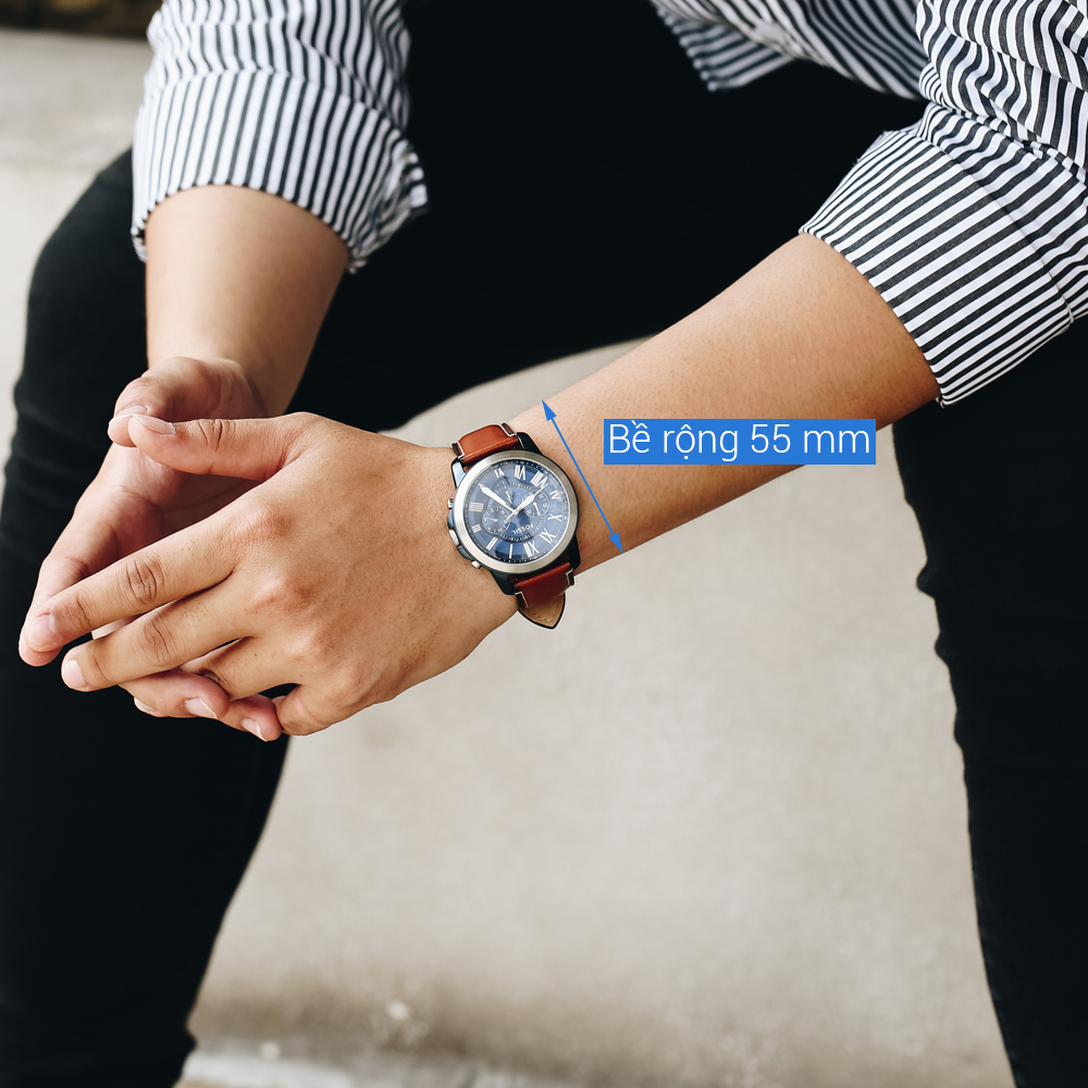 Đồng hồ FOSSIL Carlie 44.2 mm Nam FS5151