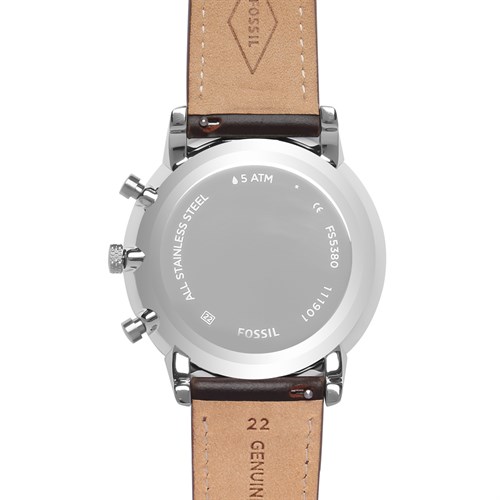 Đồng hồ FOSSIL Carlie 44 mm Nam FS5380 Màu Nâu