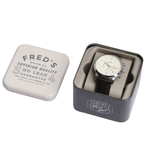 Đồng hồ FOSSIL Carlie 44 mm Nam FS5380 Màu Nâu