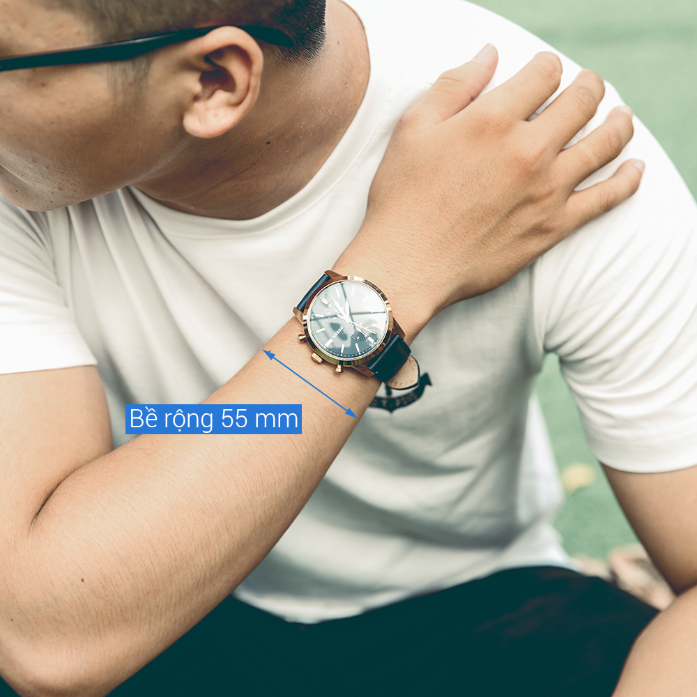 Đồng hồ FOSSIL Carlie 43.8 mm Nam FS5436