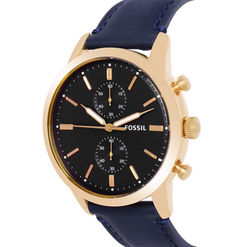 Đồng hồ FOSSIL Carlie 43.8 mm Nam FS5436 Màu Xanh Dương