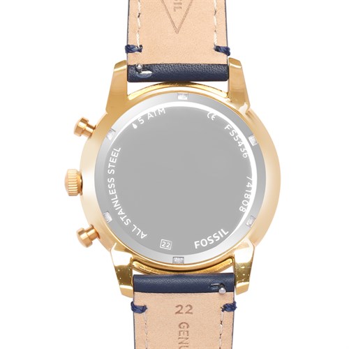 Đồng hồ FOSSIL Carlie 43.8 mm Nam FS5436 Màu Xanh Dương