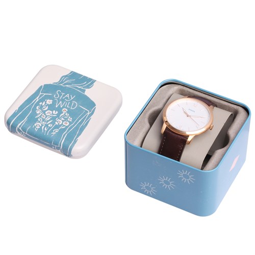 Đồng hồ FOSSIL Carlie 44 mm Nam FS5463 Màu Nâu