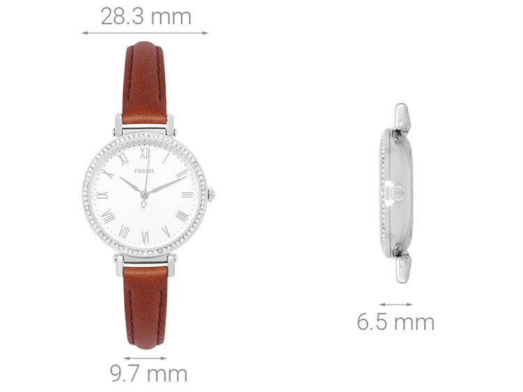 Đồng hồ FOSSIL Carlie 28.3 mm Nữ ES4446 Màu Nâu