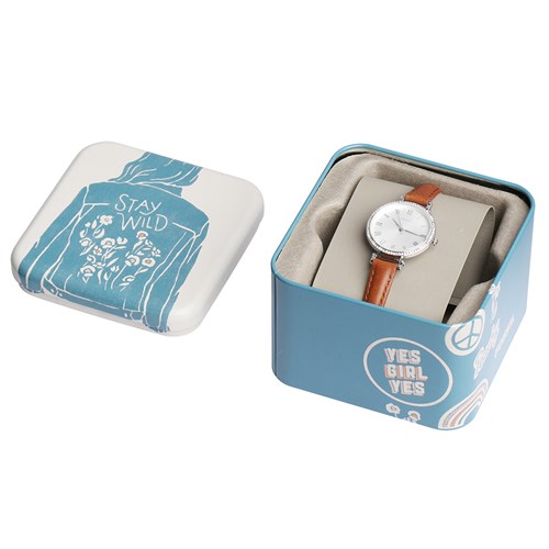 Đồng hồ FOSSIL Carlie 28.3 mm Nữ ES4446 Màu Nâu