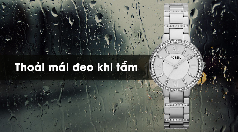 Đồng hồ Nữ Fossil ES3282 có hệ số chống nước 5 ATM Đồng hồ Nữ Fossil ES3282 có hệ số chống nước 5 ATM