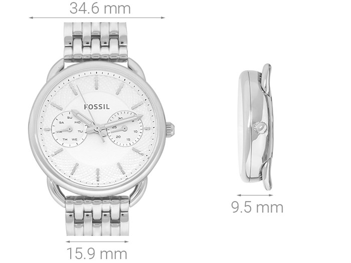 Đồng hồ FOSSIL Carlie 34.6 mm Nữ ES3712 Màu Bạc