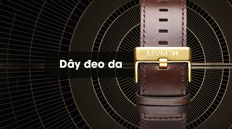 Đồng hồ Nam MVMT D-MM01-WGL có dây đeo nhẹ nhàng và êm ái
