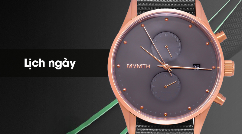 Đồng hồ Nam MVMT D-MV01-RGGR2 có lịch ngày