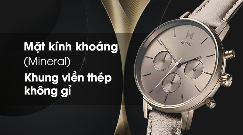 Đồng hồ nữ MVMT D-FC01-TITA có mặt kính trong suốt, khung viền bền bỉ Đồng hồ nữ MVMT D-FC01-TITA có mặt kính trong suốt, khung viền bền bỉ