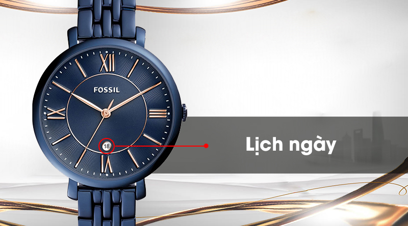Đồng hồ nữ Fossil ES4094 có lịch ngày tiện lợi Đồng hồ nữ Fossil ES4094 có lịch ngày tiện lợi