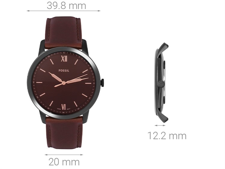 Đồng hồ Nam Fossil FS5557SET Màu Nâu