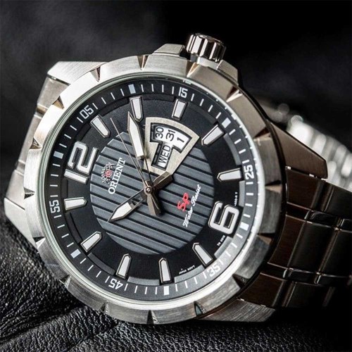 Đồng hồ ORIENT 43 mm Nam FUG1X004B9 Màu Bạc