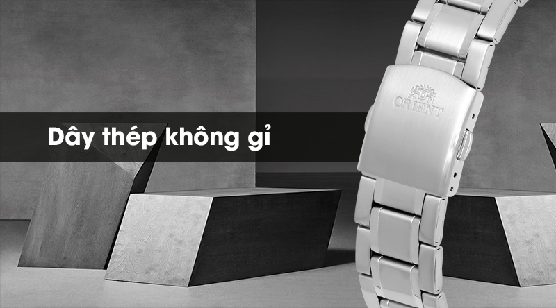 Đồng hồ Nam Orient FUG1X005W9 với dây bằng thép
