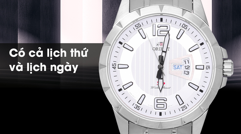 Đồng hồ Nam Orient FUG1X005W9 có lịch thứ và ngày Đồng hồ Nam Orient FUG1X005W9 có lịch thứ và ngày