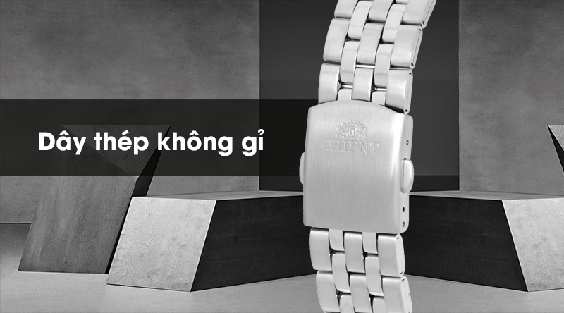 Đồng hồ Nam Orient SUND6003W0 với dây bằng thép