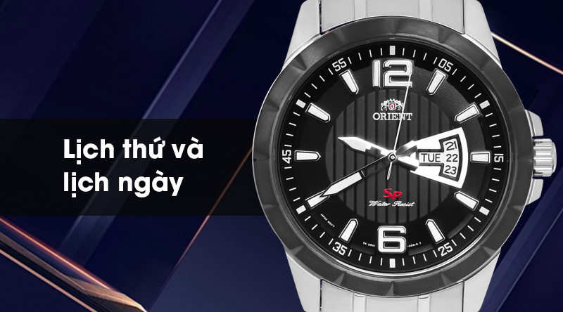 Đồng hồ Nam Orient FUG1X001B9 có lịch thứ và ngày