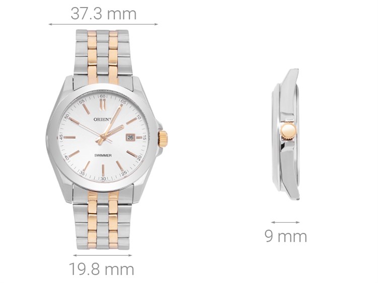 Đồng hồ ORIENT 37.3 mm Nam SUND6001W0 Màu Bạc