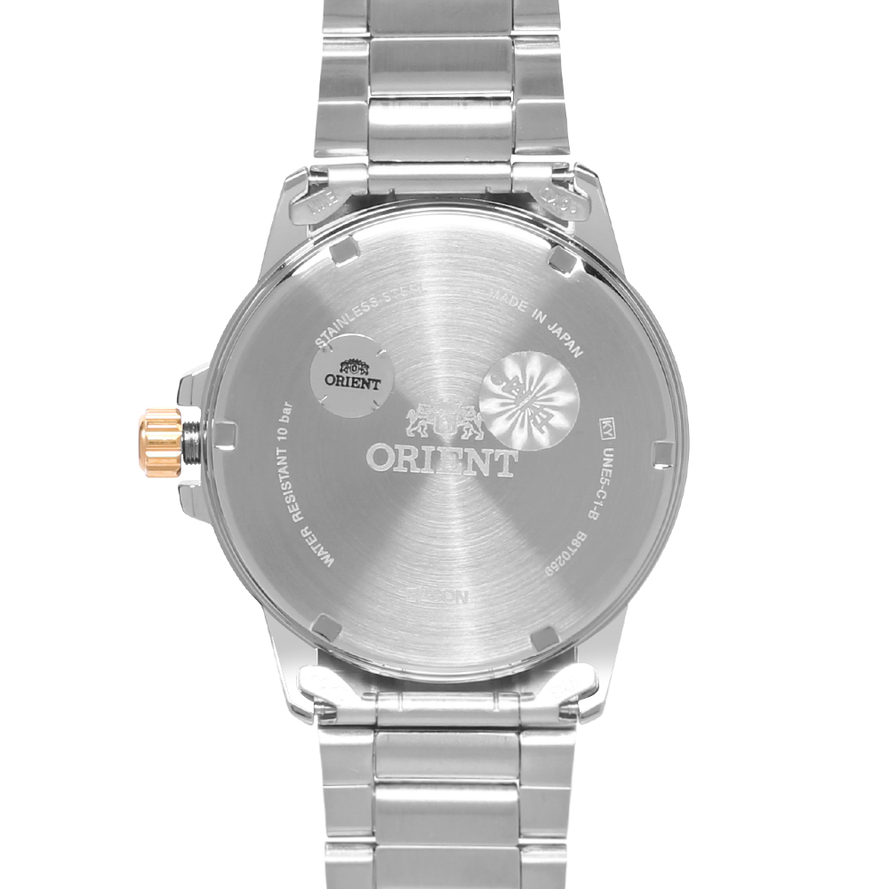 Orient stainless steel. Orient sune5001w0. Orient Stainless Steel back. Orient Contemporary Quartz.