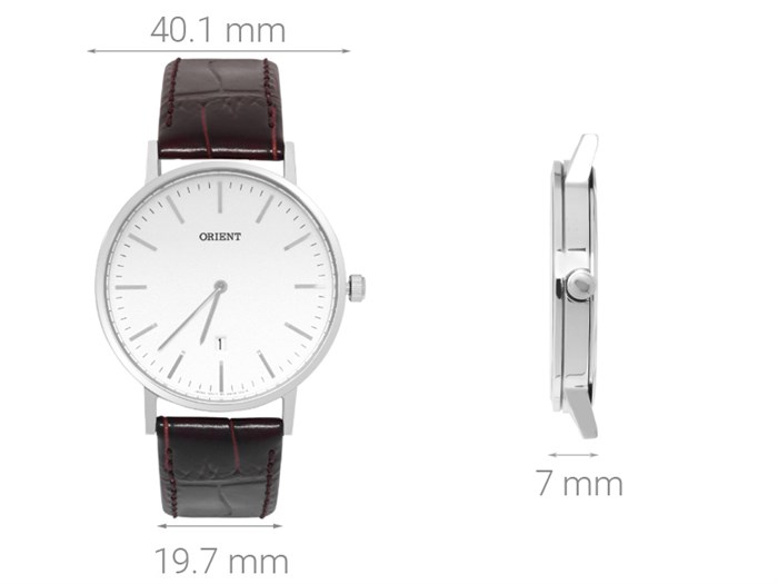 Đồng hồ ORIENT 40.1 mm Nam FGW05005W0 Màu Nâu