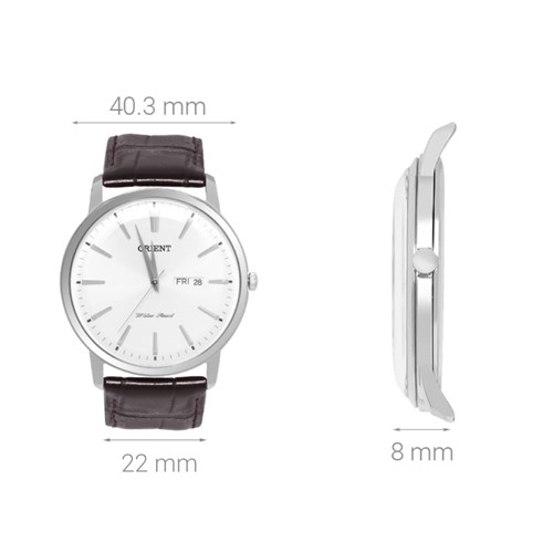 Đồng hồ ORIENT 40.3 mm Nam FUG1R003W6 Màu Đen