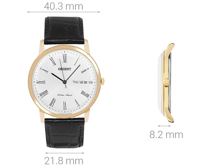 Đồng hồ ORIENT 40.3 mm Nam FUG1R007W6 Màu Đen