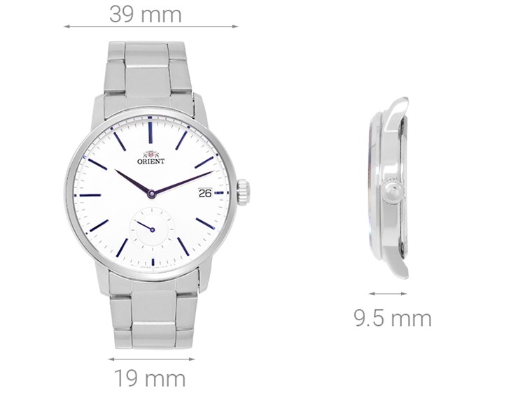 Đồng hồ ORIENT 39 mm Nam RA-SP0002S10B Màu Bạc