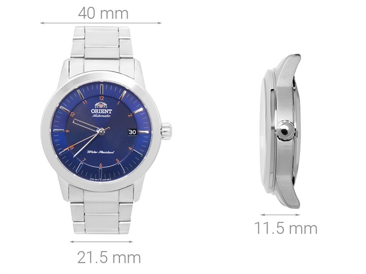 Đồng hồ ORIENT 40 mm Nam FAC05002D0 Màu Bạc