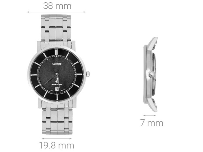 Đồng hồ ORIENT 38 mm Nam FGW01005B0 Màu Bạc