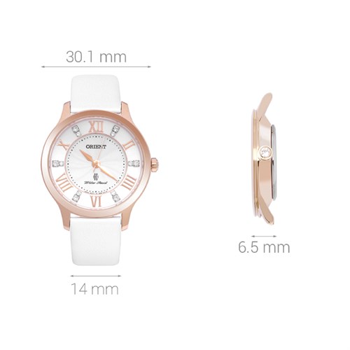 Đồng hồ ORIENT 30.1 mm Nữ FUB9B003W0 Màu Trắng