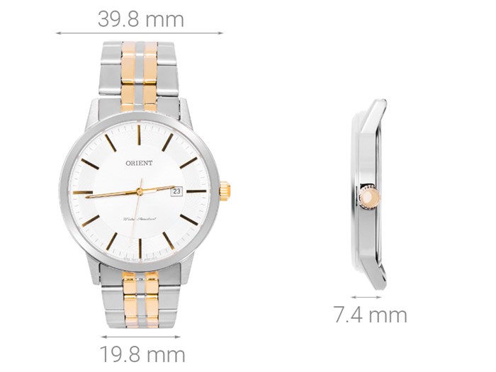 Đồng hồ ORIENT 39.8 mm Nam FUNG8002W0 Màu Bạc