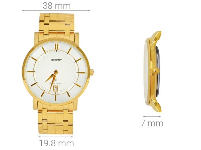 Đồng hồ ORIENT 38 mm Nam FGW01001W0 Màu Vàng
